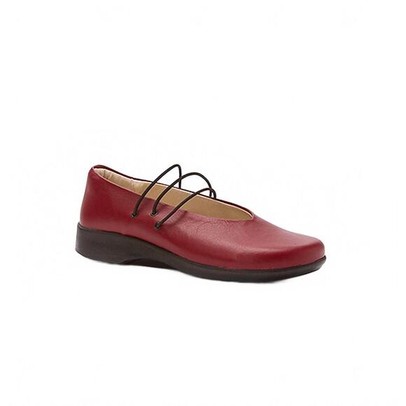 NEW ARCOPEDICO women rose ballet flat in cherry